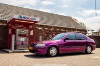 Honda civic sedan wrapped Teckwrap passionate purple colorchange paintisdead